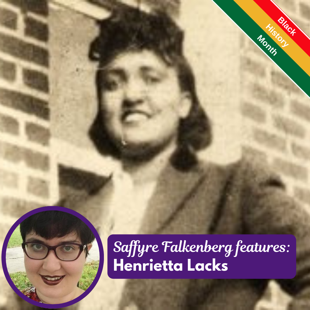 Saffyre Falkenberg features: Henrietta Lacks
