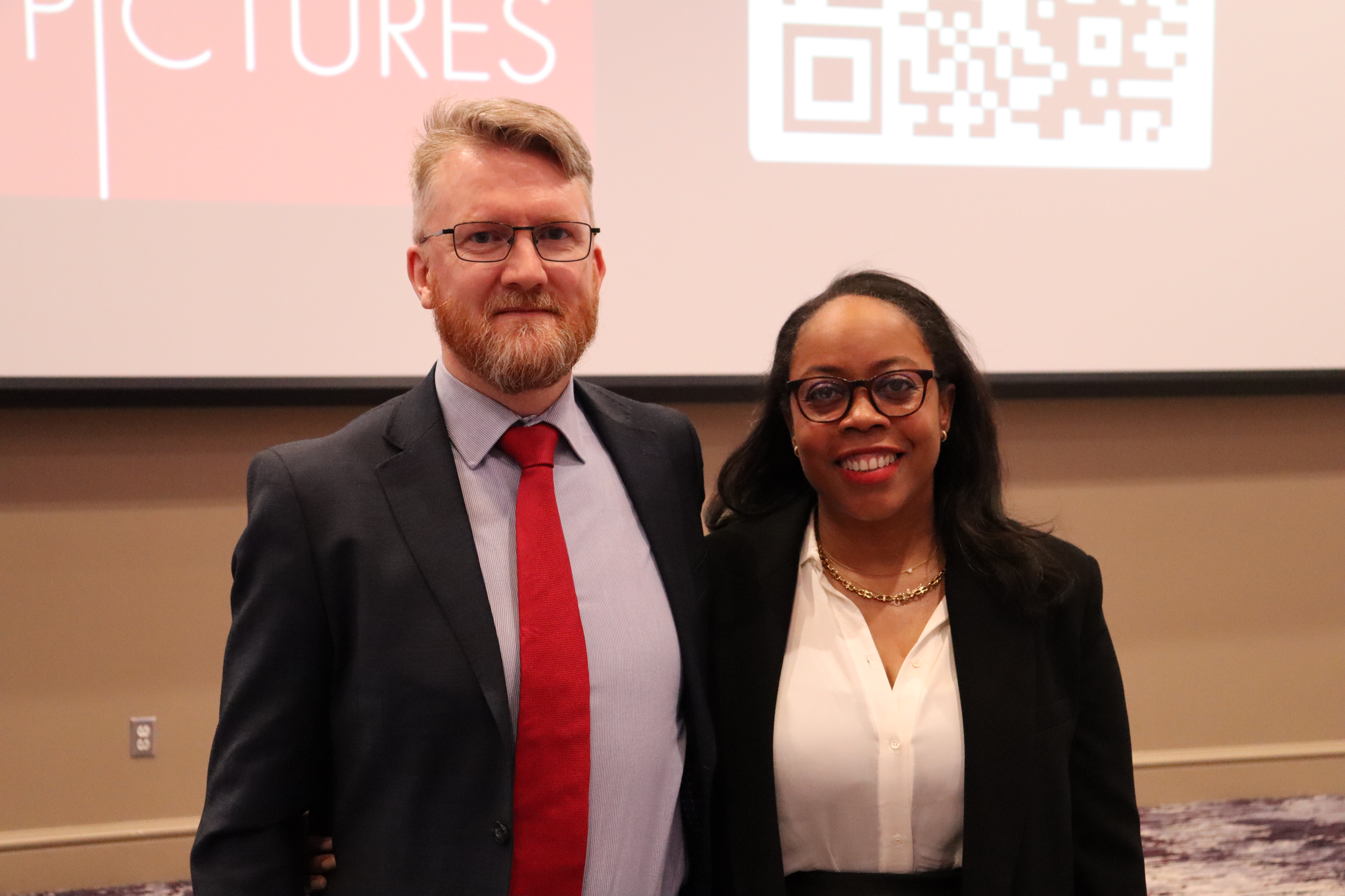 Filmmaker Leslie Askew and Producer Turlough White